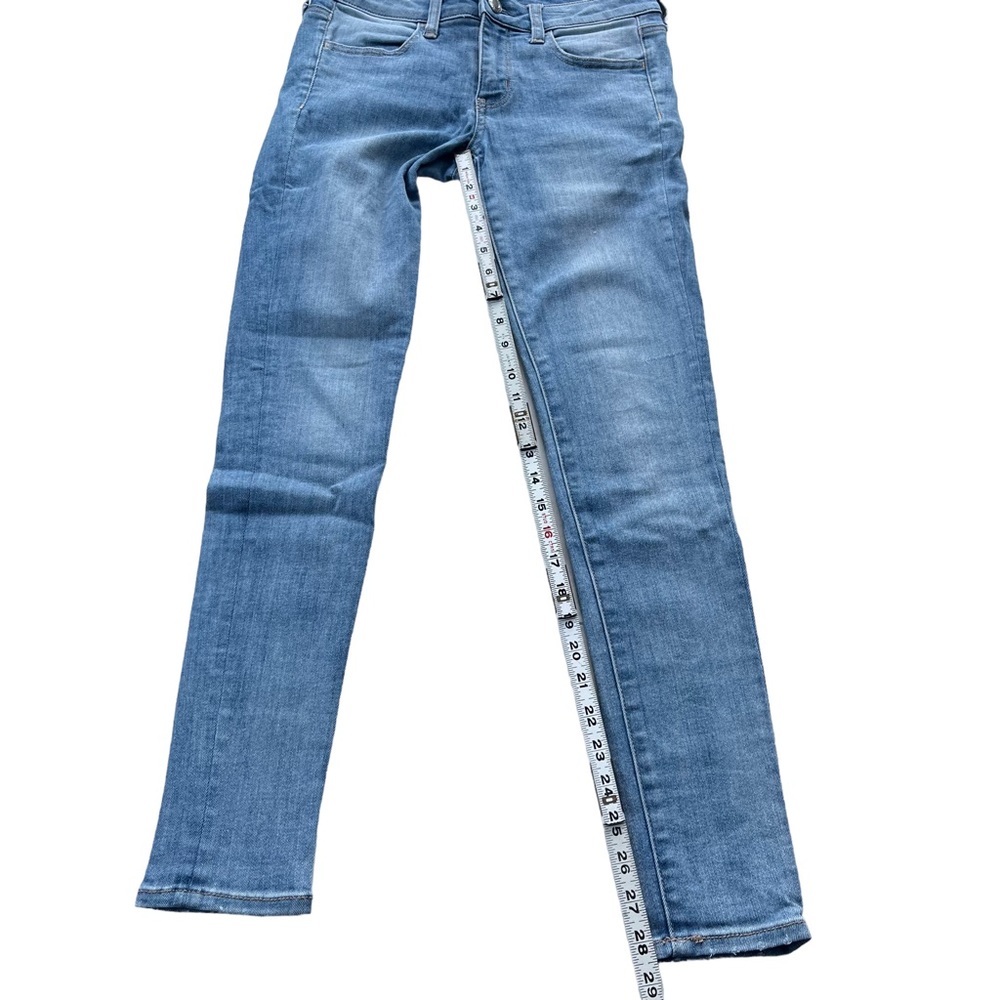 American Eagle Women’s Size 4 Regular Light Wash Super Super Stretch Jeggings - Picture 7 of 15